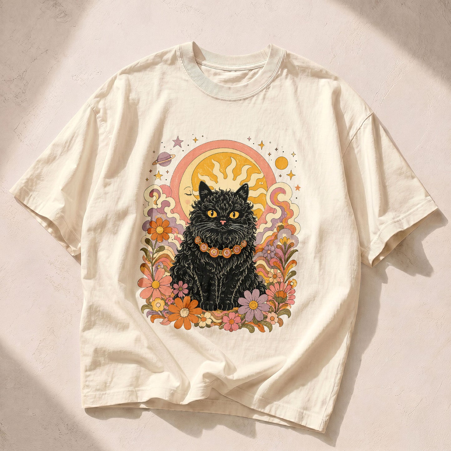 Moon Goddess Sun Moon Women's Groovy Tee