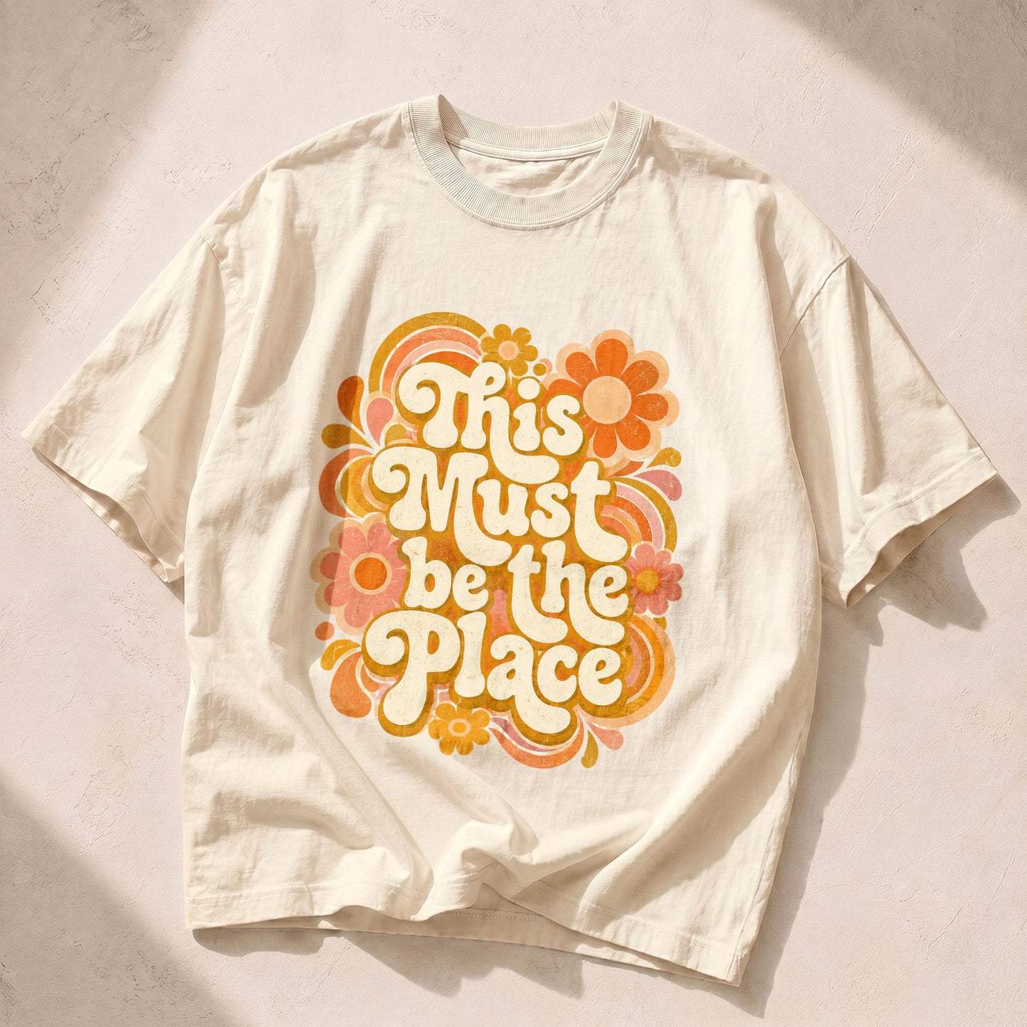 This Must Be The Place Empowerment Women's Groovy Tee
