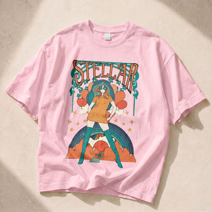 Stellar Goddess Spirit Women's Groovy Tee