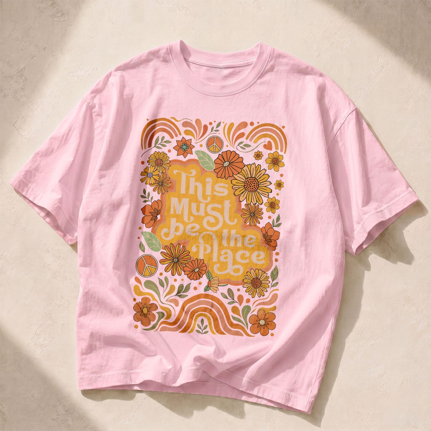 This Is The Place Wildflowers Women's Groovy Tee