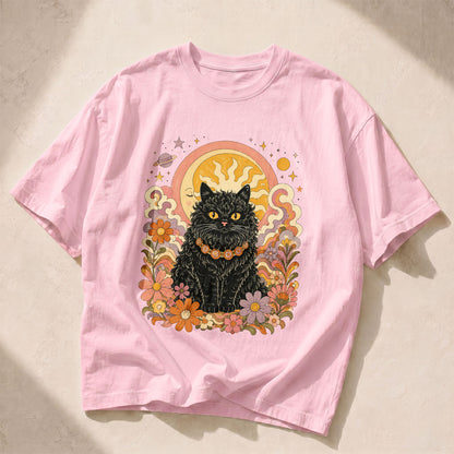 Moon Goddess Sun Moon Women's Groovy Tee