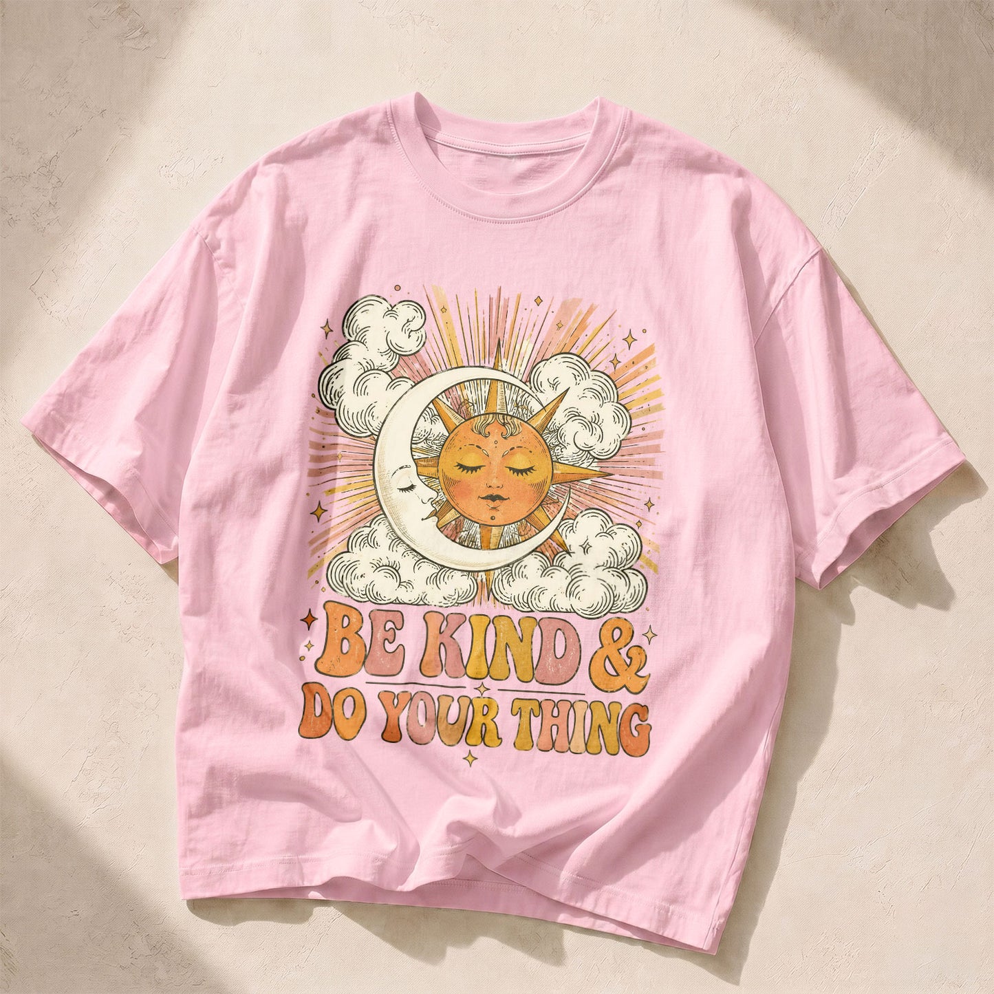 Be Kind Do Your Thing Kindness Peace Women's Groovy Tee
