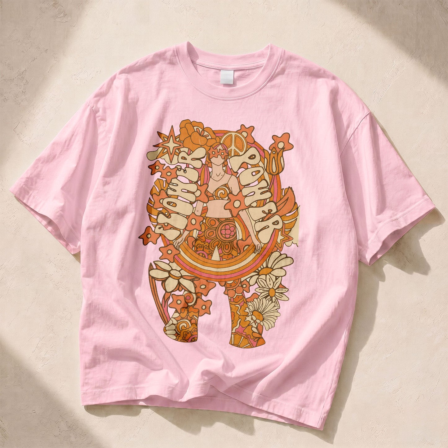 Good Vibes Wildflowers Women's Groovy Tee