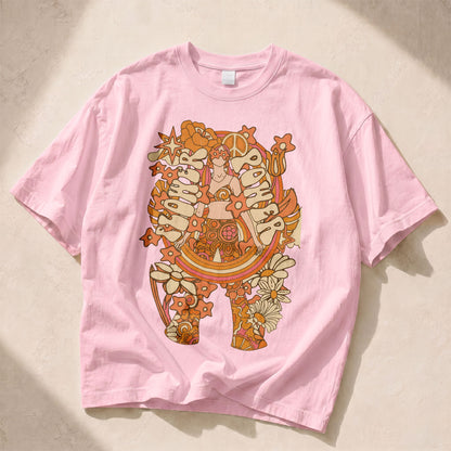 Good Vibes Wildflowers Women's Groovy Tee