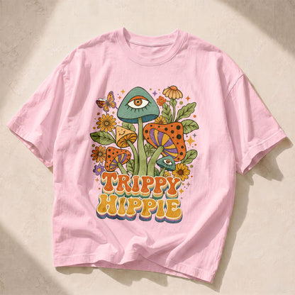 TRIPPY Hippie Kindness Peace Women's Groovy Tee