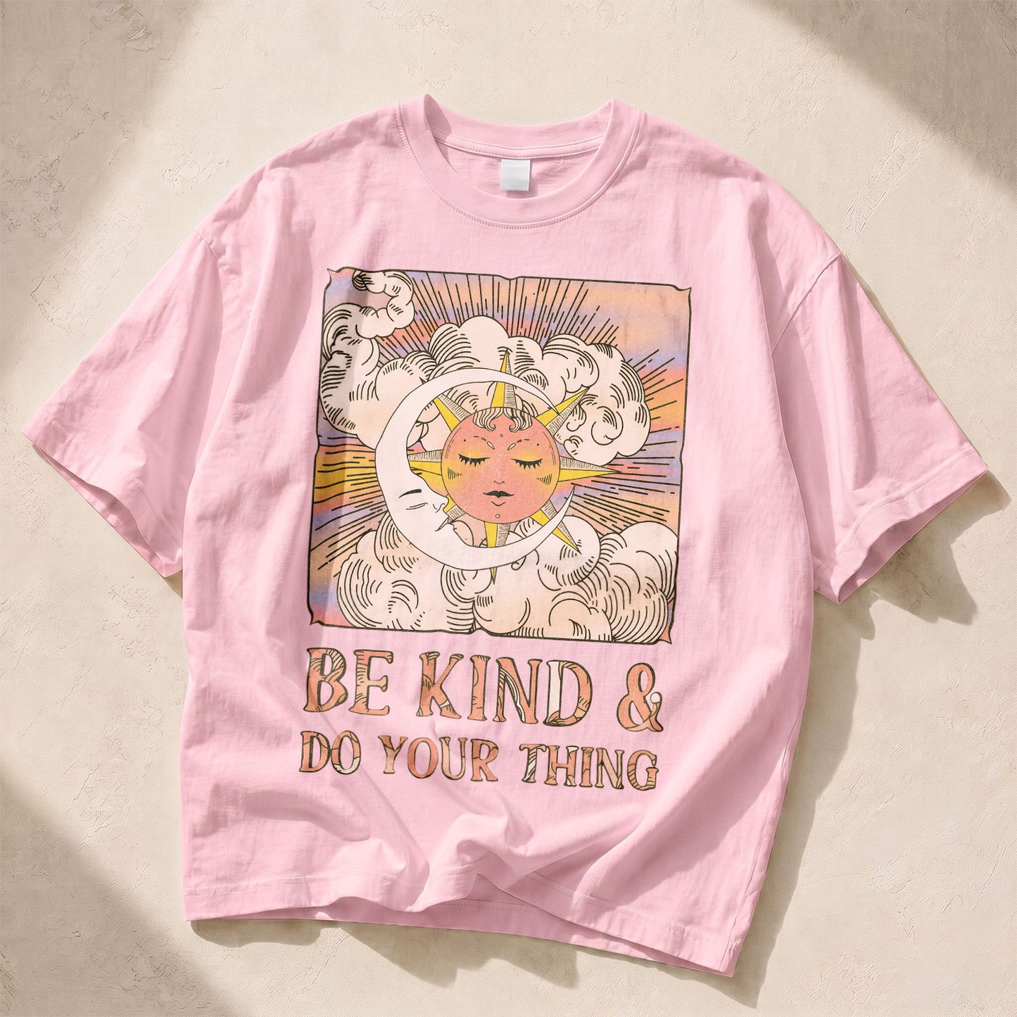 Be Kind Do Your Thing Kindness Peace Women's Groovy Tee