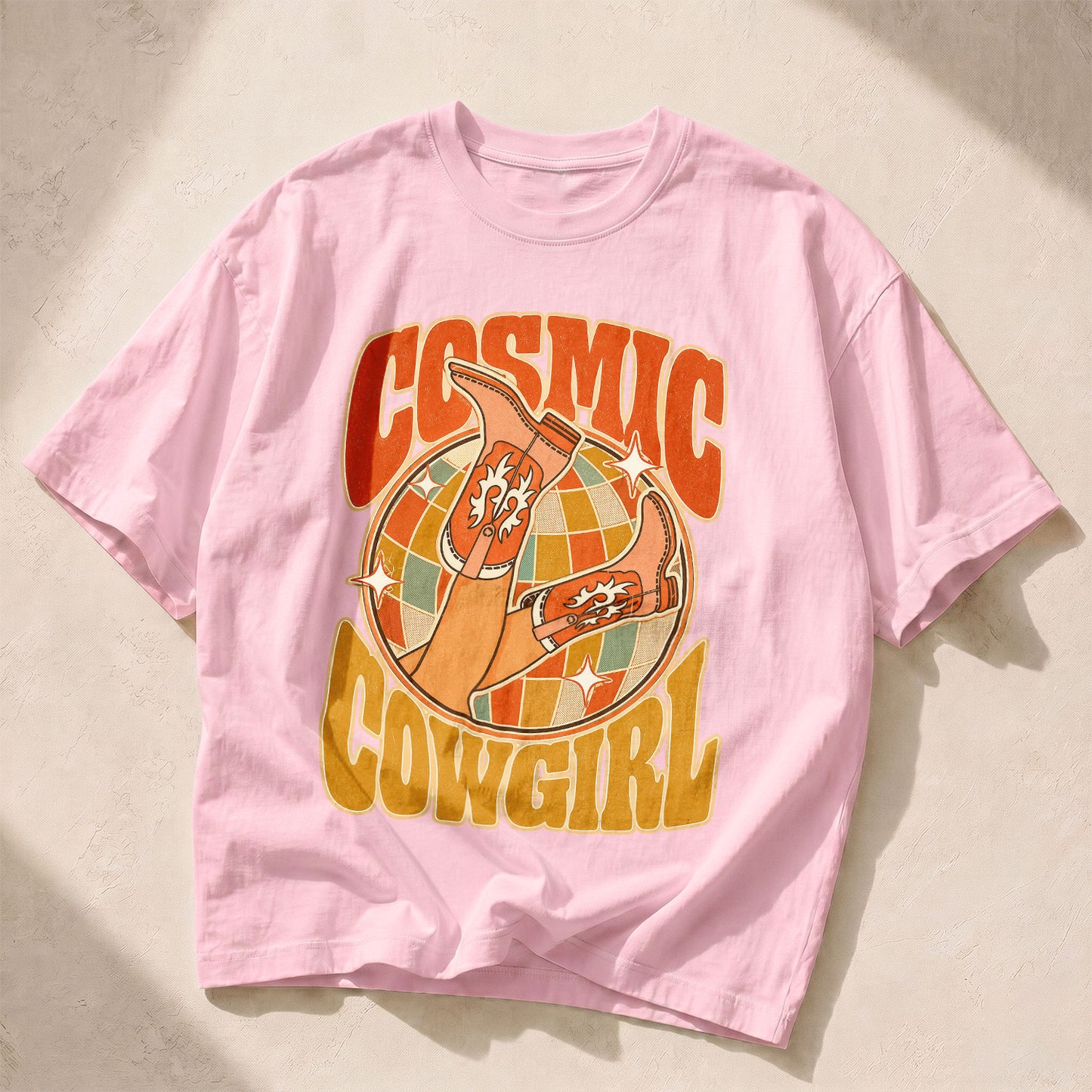 Cosmic Cowgirl Goddess Spirit Women's Groovy Tee