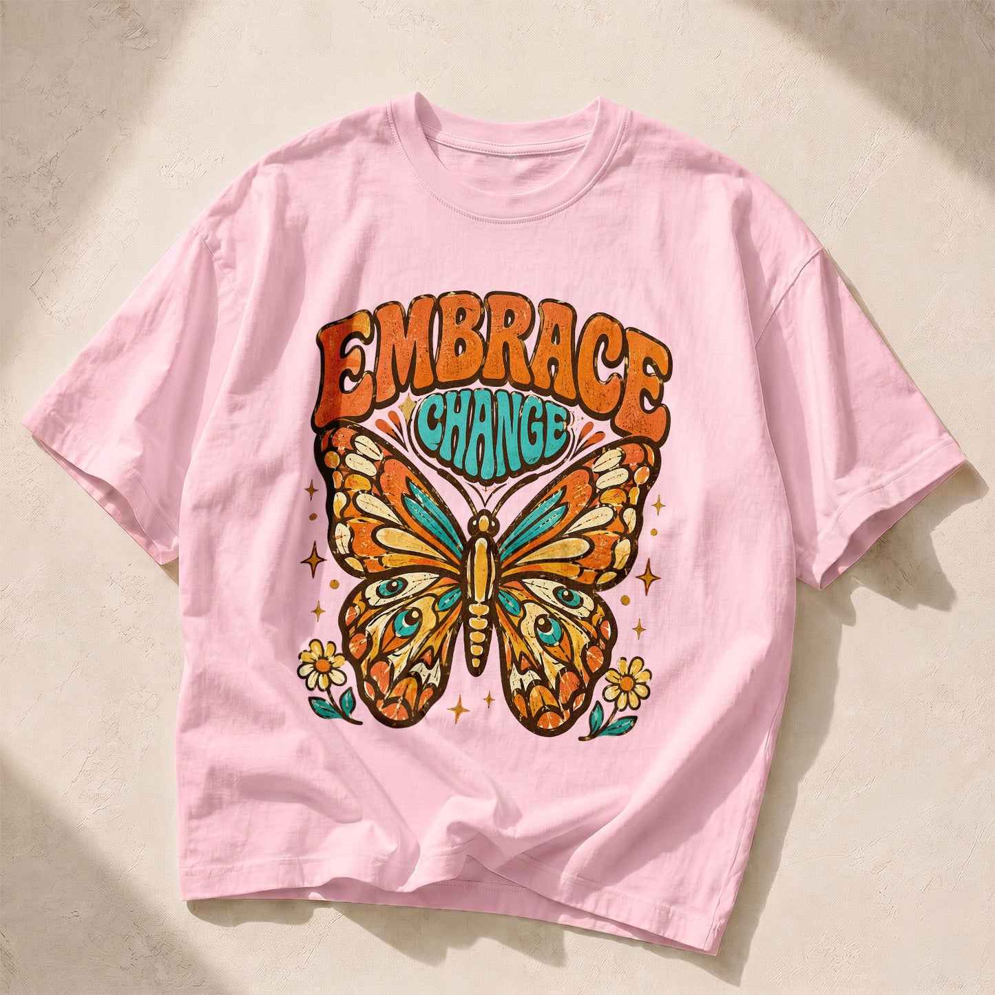 Sunrise On The Horizon Wildflowers Women's Groovy Tee