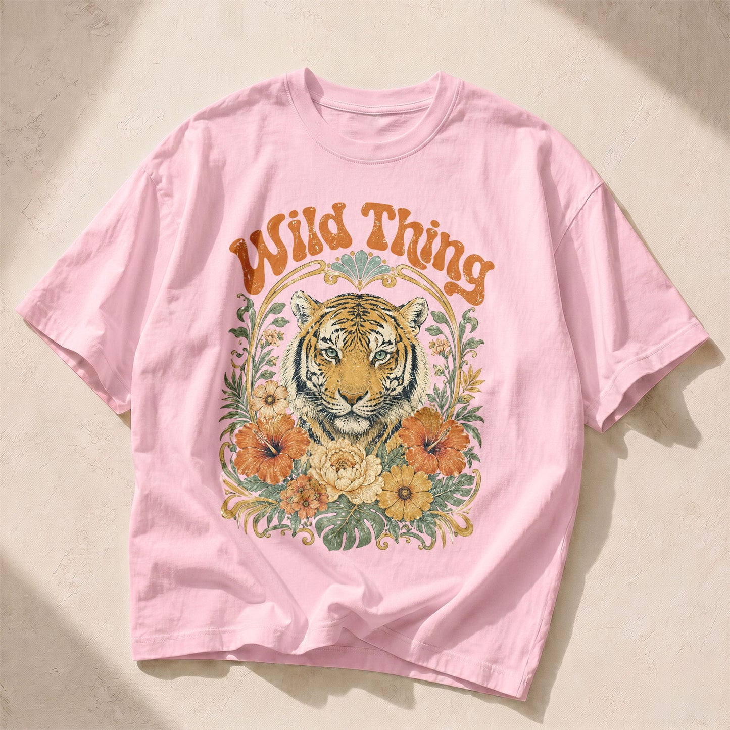 Wild Thing Wildflowers Women's Groovy Tee