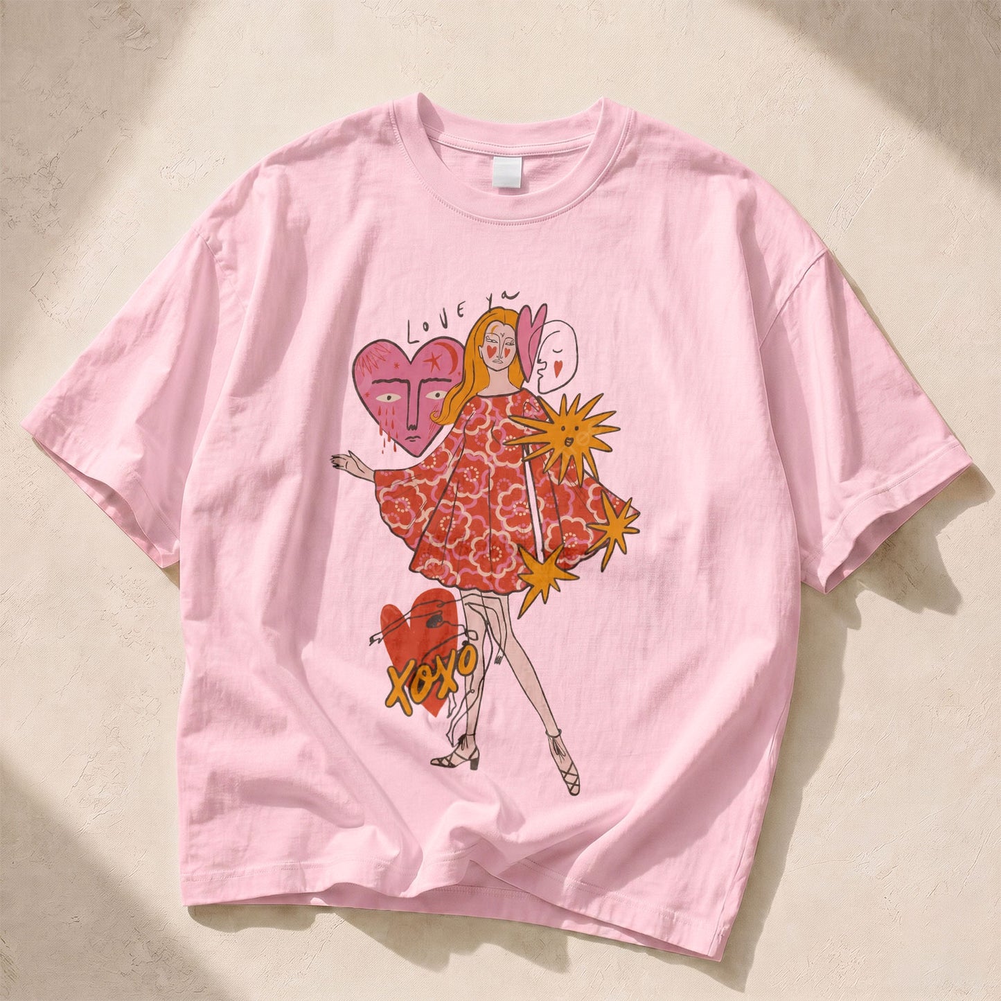 Love Ya XOXO Self-Love Women's Groovy Tee