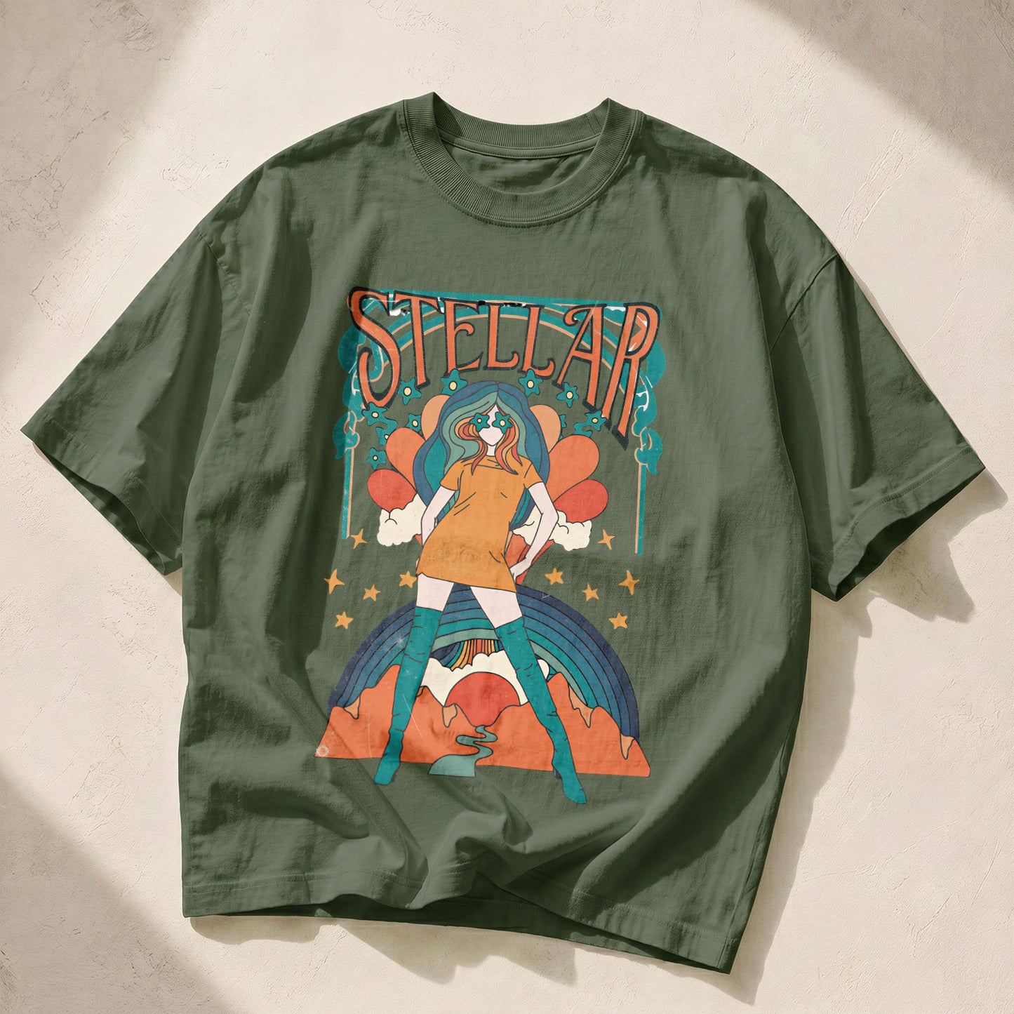 Stellar Goddess Spirit Women's Groovy Tee