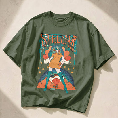 Stellar Goddess Spirit Women's Groovy Tee