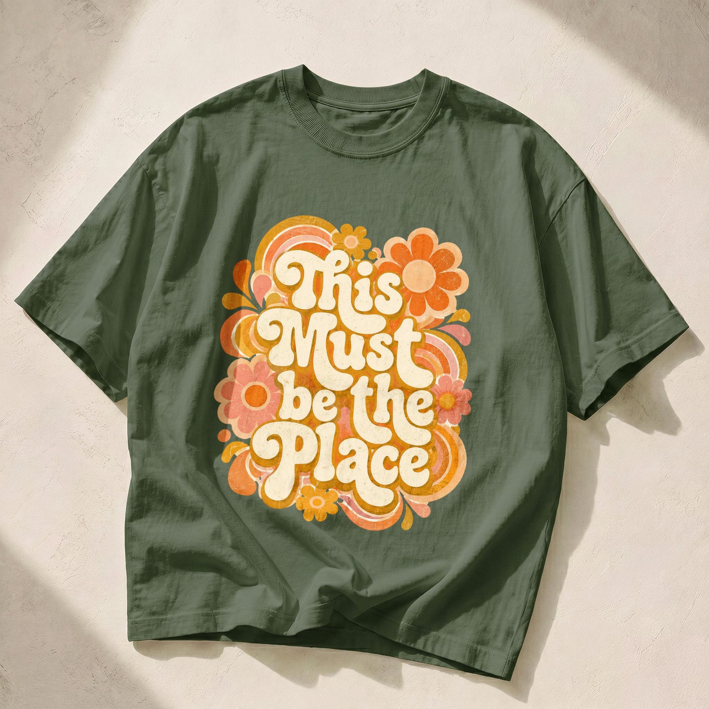 This Must Be The Place Empowerment Women's Groovy Tee