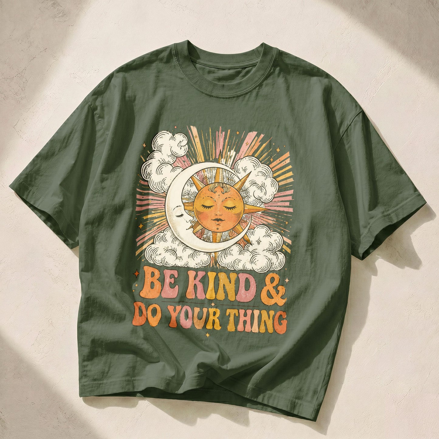Be Kind Do Your Thing Kindness Peace Women's Groovy Tee