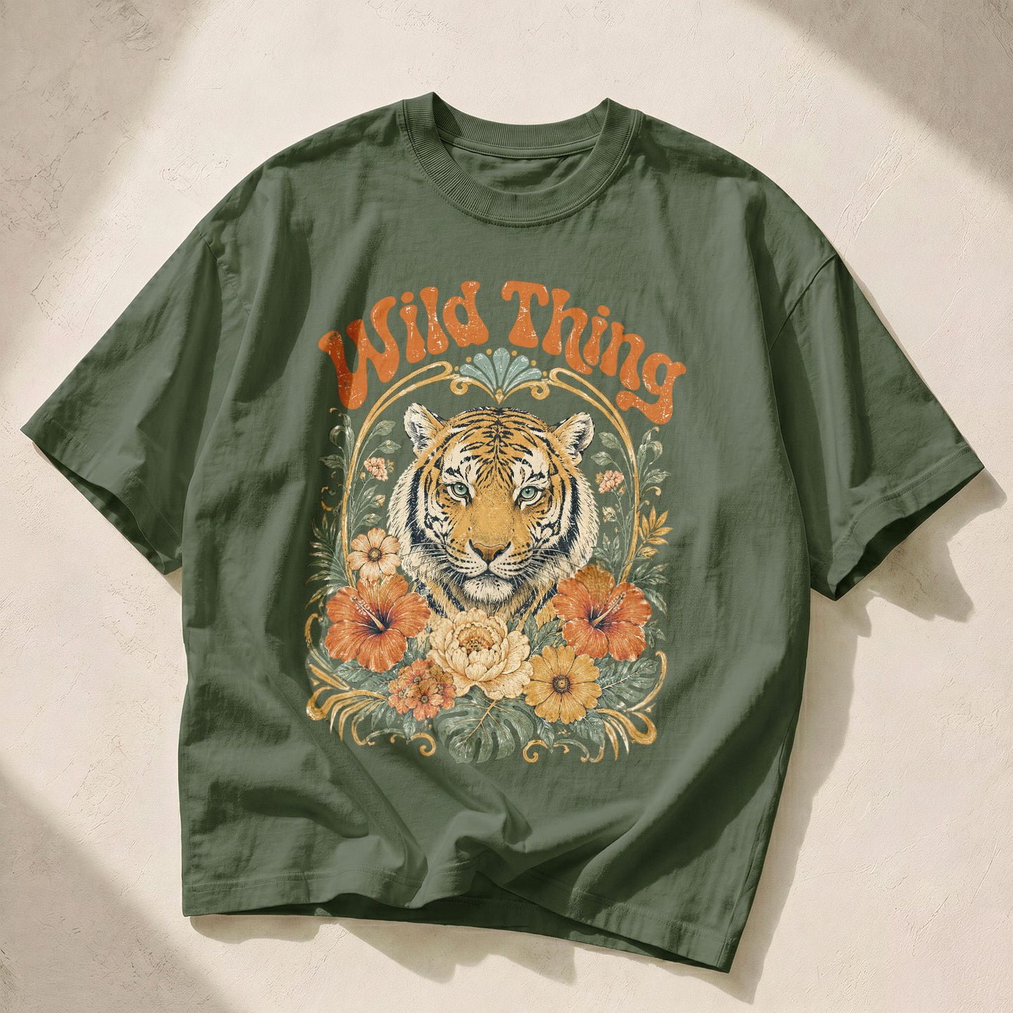 Wild Thing Wildflowers Women's Groovy Tee