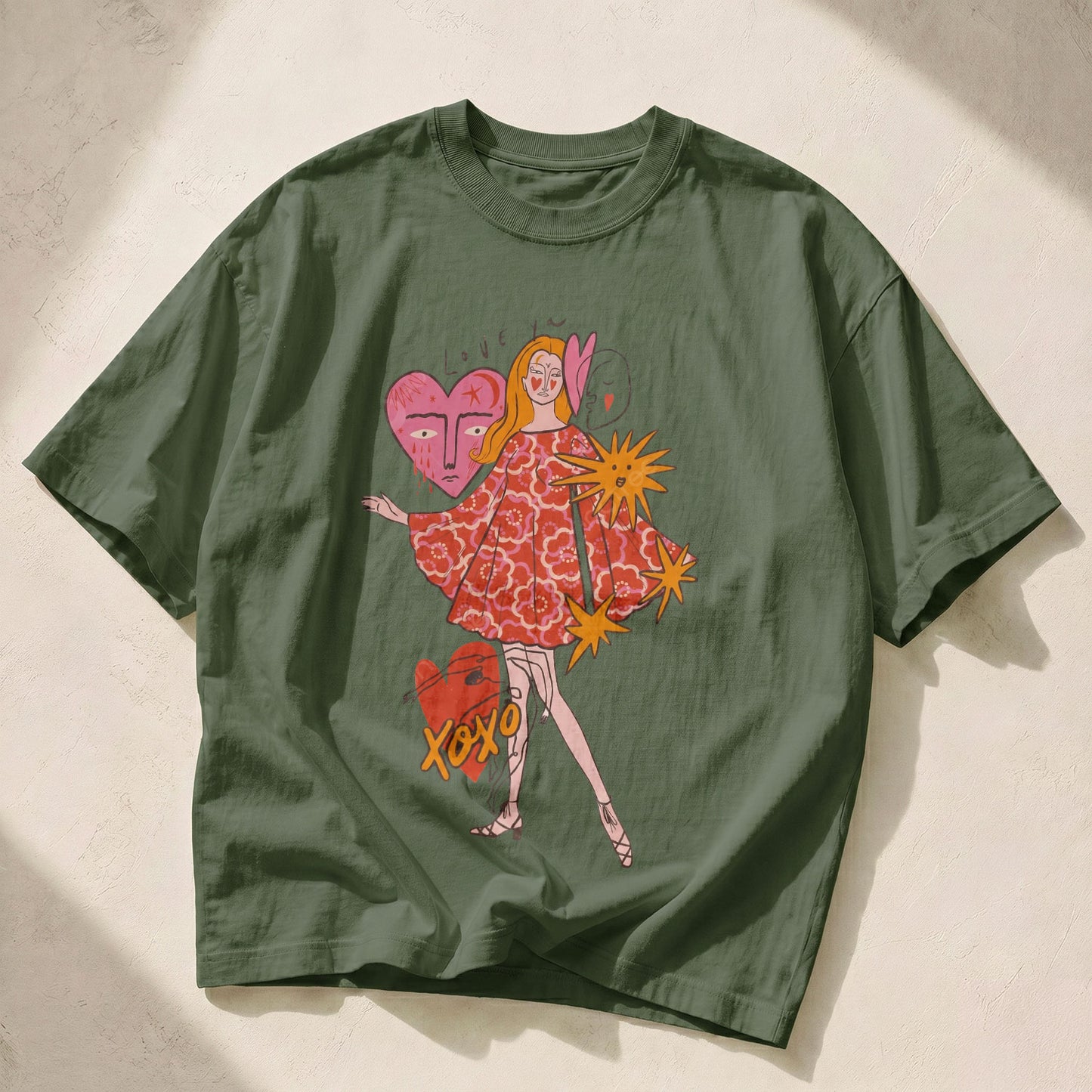 Love Ya XOXO Self-Love Women's Groovy Tee