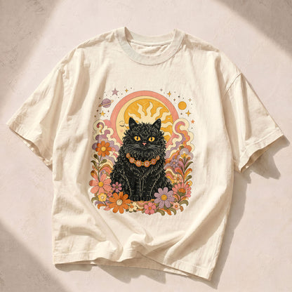 Moon Goddess Sun Moon Women's Groovy Tee