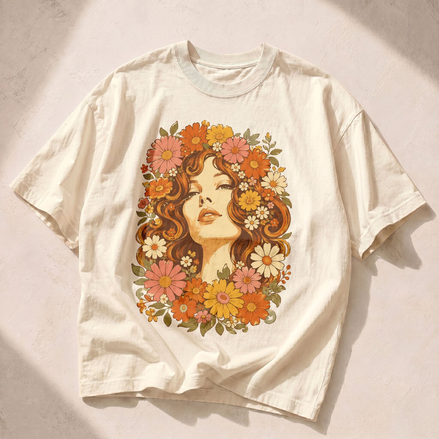 Flower Child Wildflowers Women's Groovy Tee