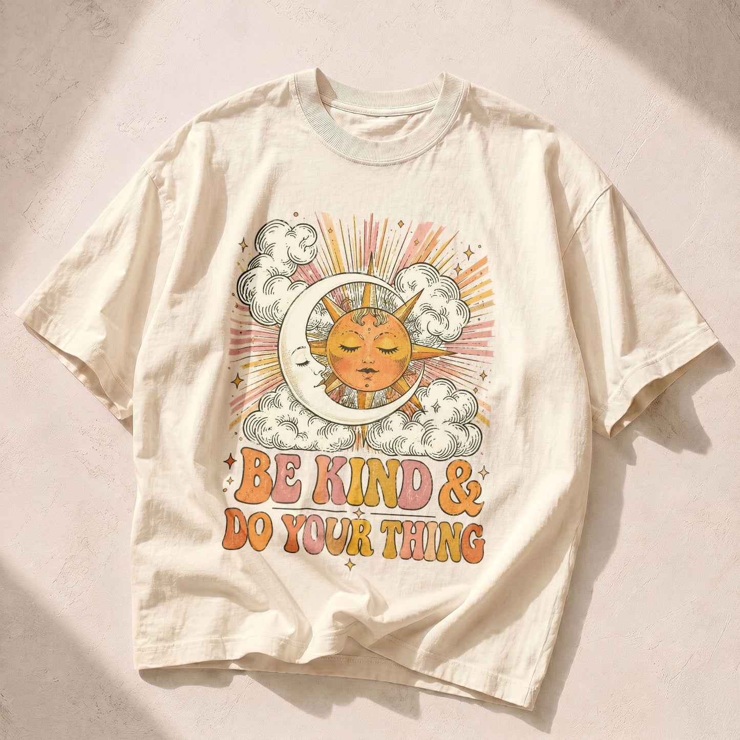 Be Kind Do Your Thing Kindness Peace Women's Groovy Tee