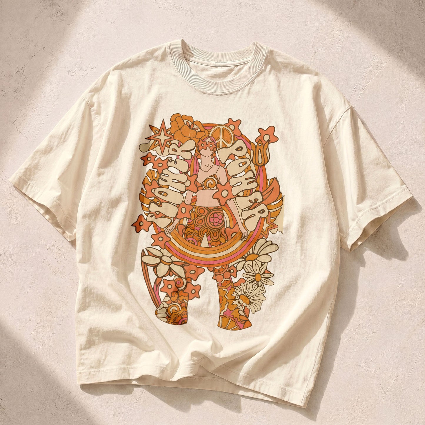 Good Vibes Wildflowers Women's Groovy Tee