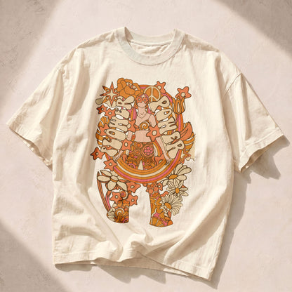 Good Vibes Wildflowers Women's Groovy Tee