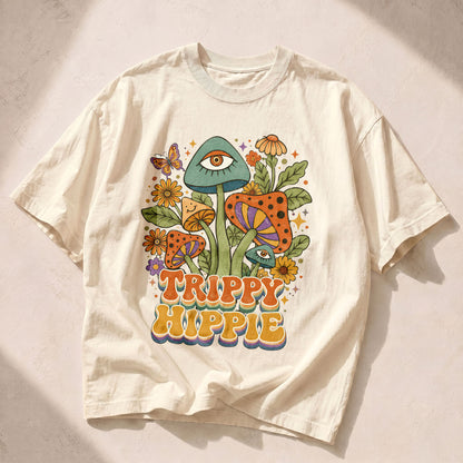 TRIPPY Hippie Kindness Peace Women's Groovy Tee