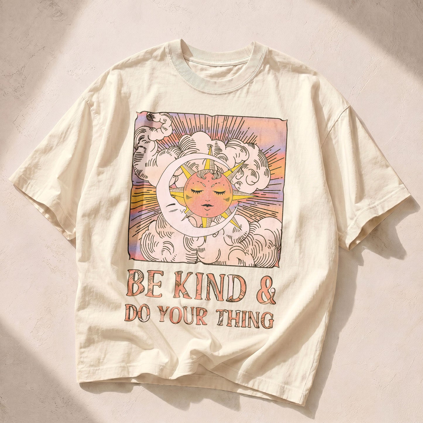 Be Kind Do Your Thing Kindness Peace Women's Groovy Tee