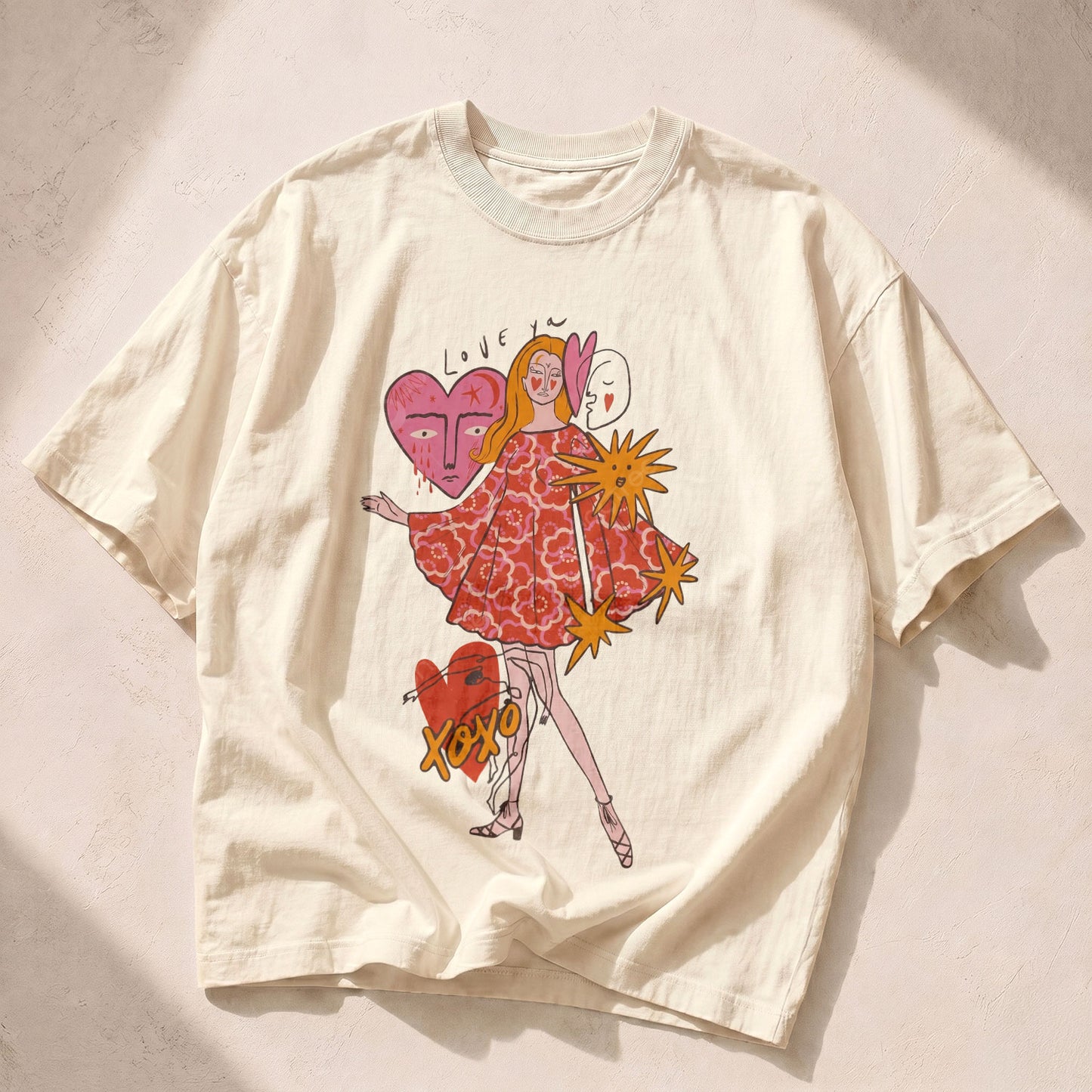 Love Ya XOXO Self-Love Women's Groovy Tee