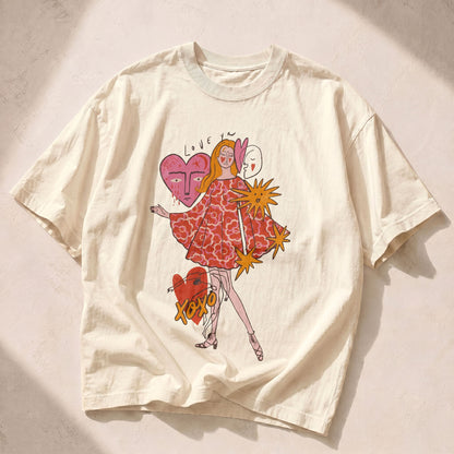 Love Ya XOXO Self-Love Women's Groovy Tee