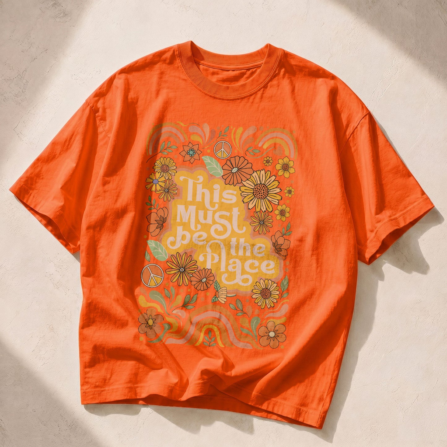This Is The Place Wildflowers Women's Groovy Tee