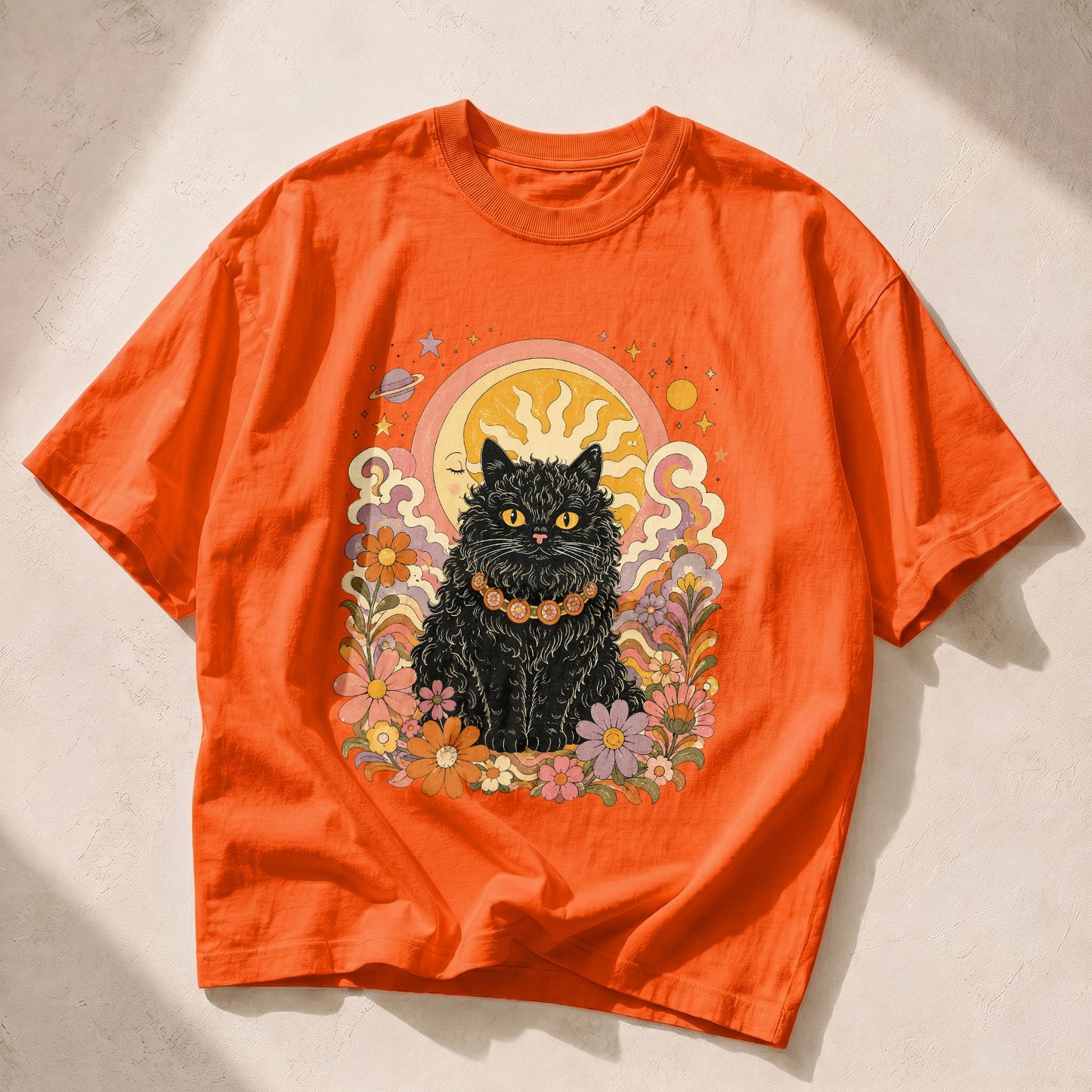 Moon Goddess Sun Moon Women's Groovy Tee