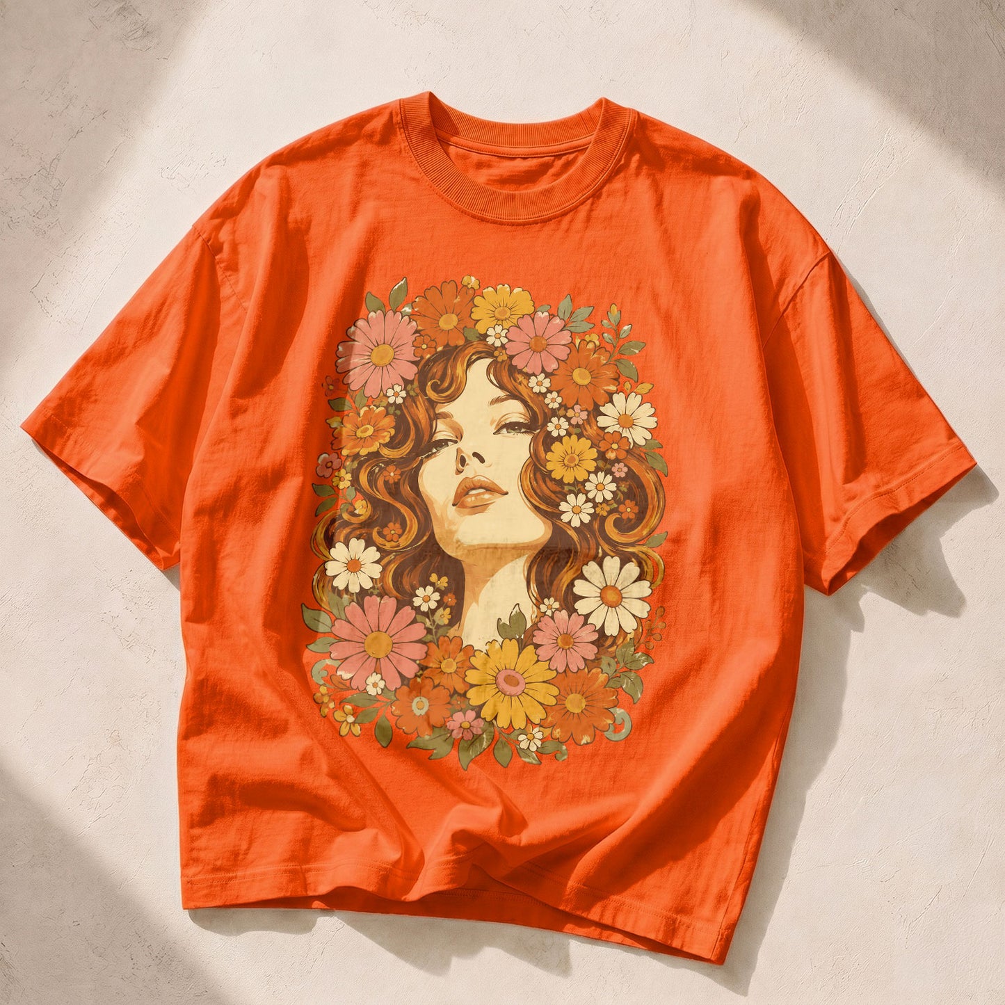 Flower Child Wildflowers Women's Groovy Tee