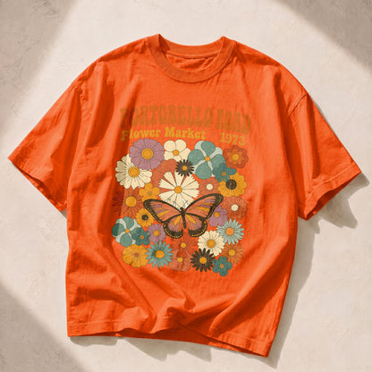 Portobello Road 1973 Wildflowers Women's Groovy Tee