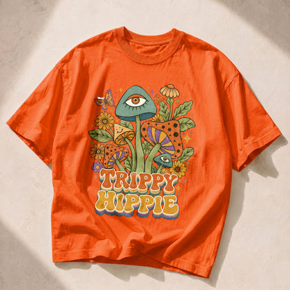 TRIPPY Hippie Kindness Peace Women's Groovy Tee