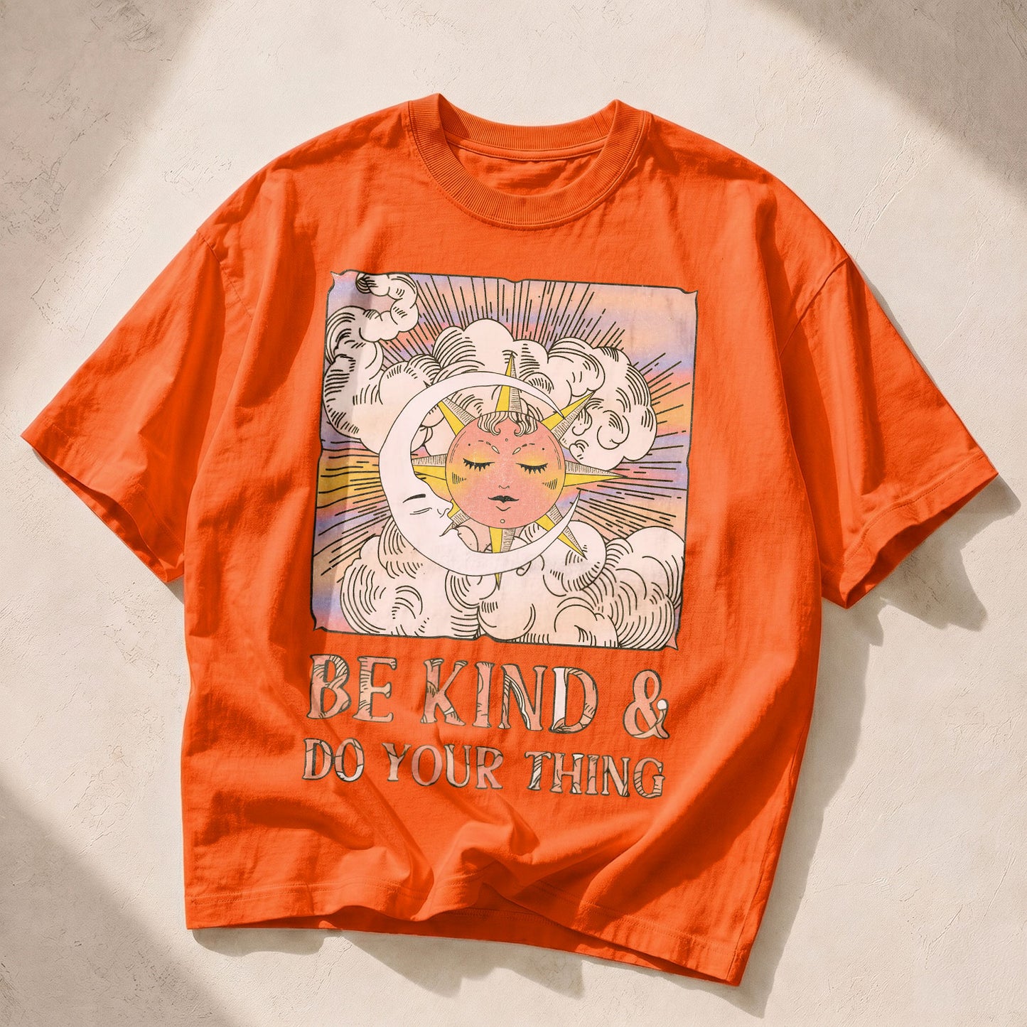 Be Kind Do Your Thing Kindness Peace Women's Groovy Tee