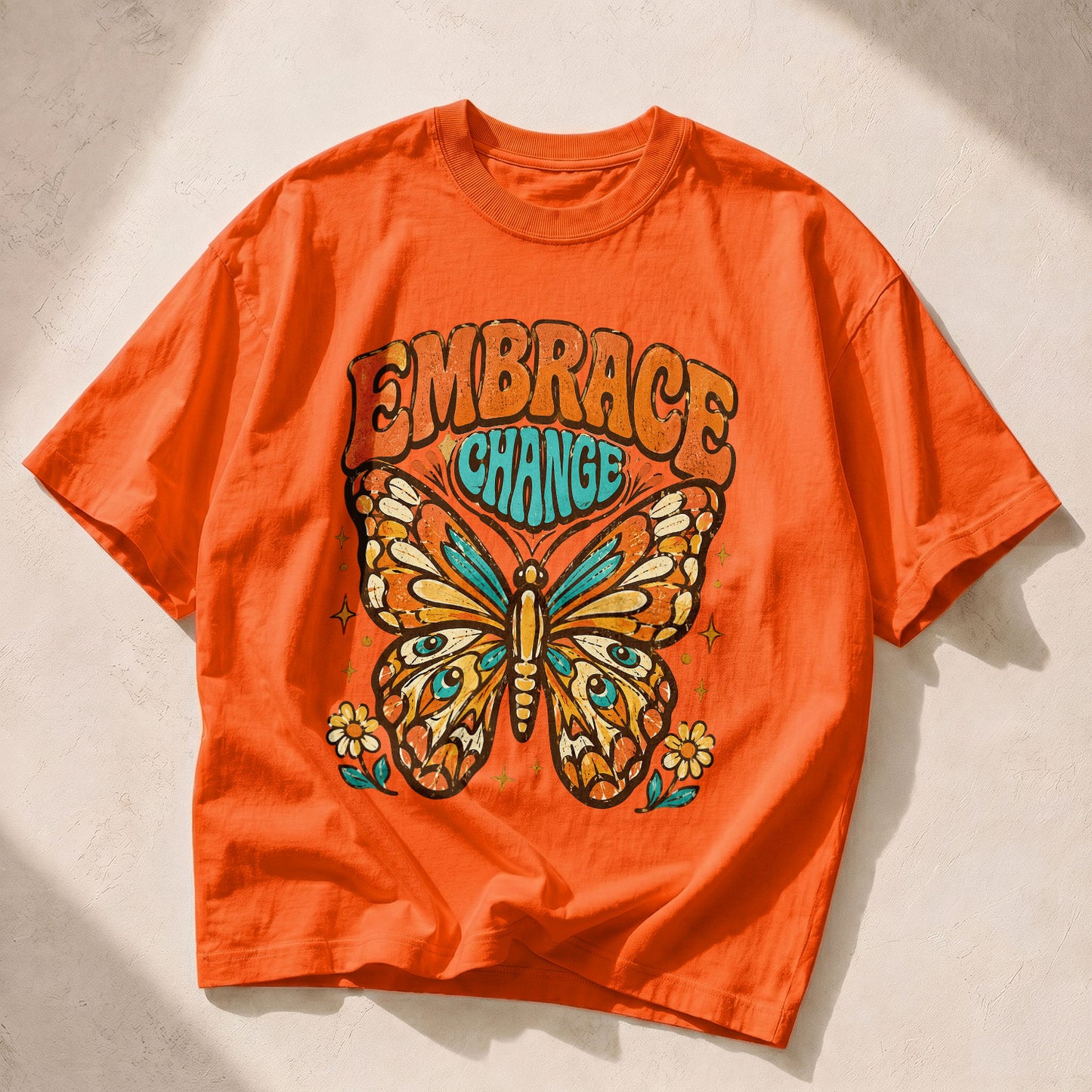 Sunrise On The Horizon Wildflowers Women's Groovy Tee