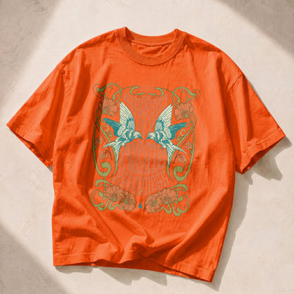 Spread Joy Create Happiness Kindness Peace Women's Groovy Tee