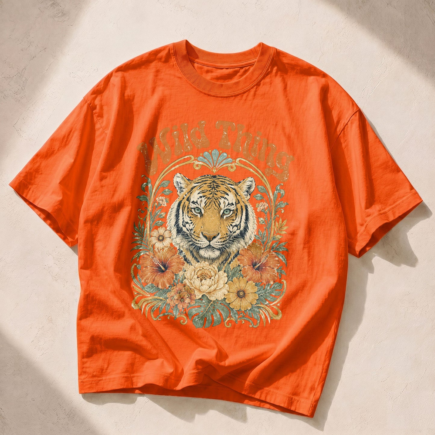 Wild Thing Wildflowers Women's Groovy Tee