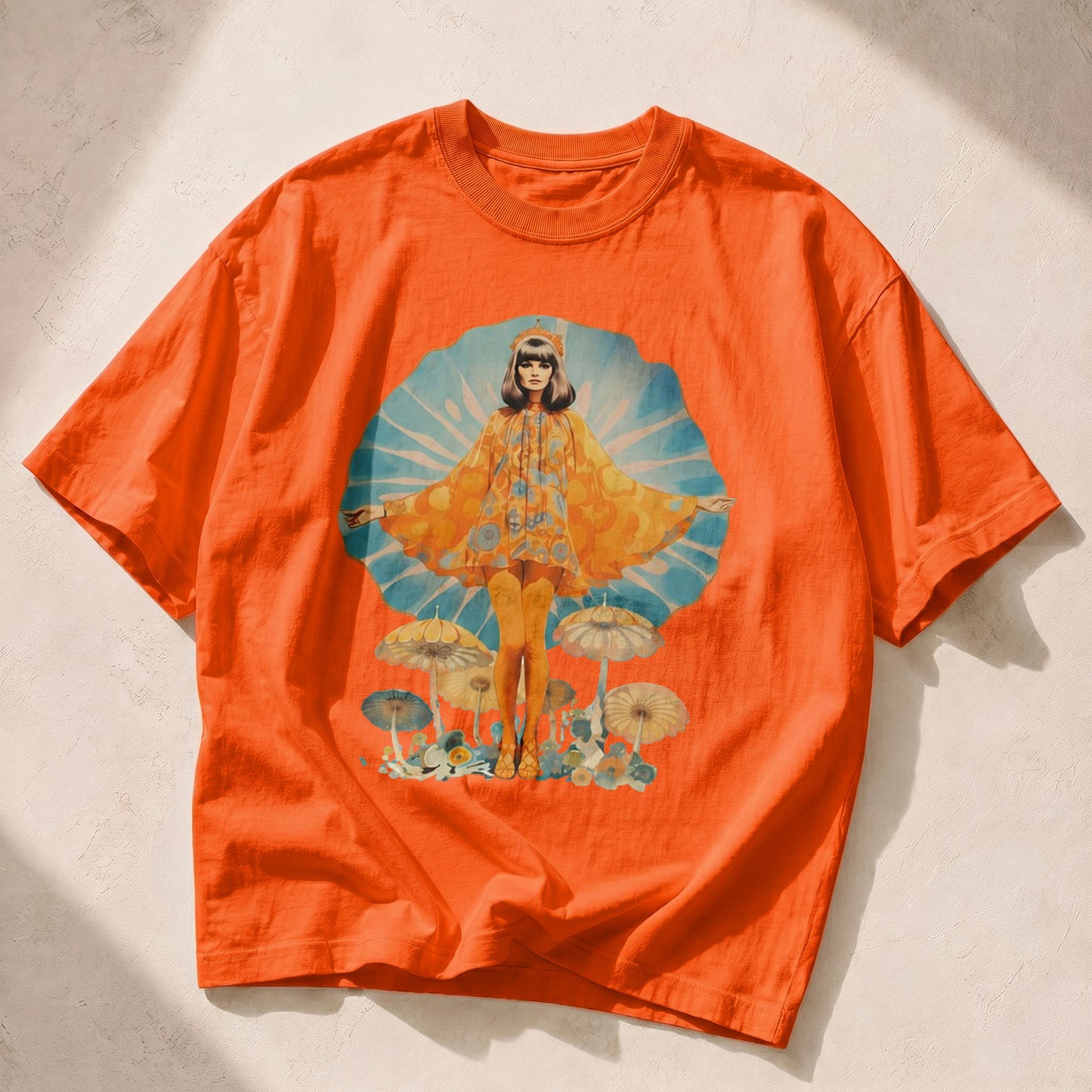 Mushroom Queen Mushroom Nature Women's Groovy Tee