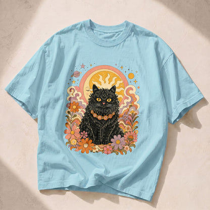 Moon Goddess Sun Moon Women's Groovy Tee