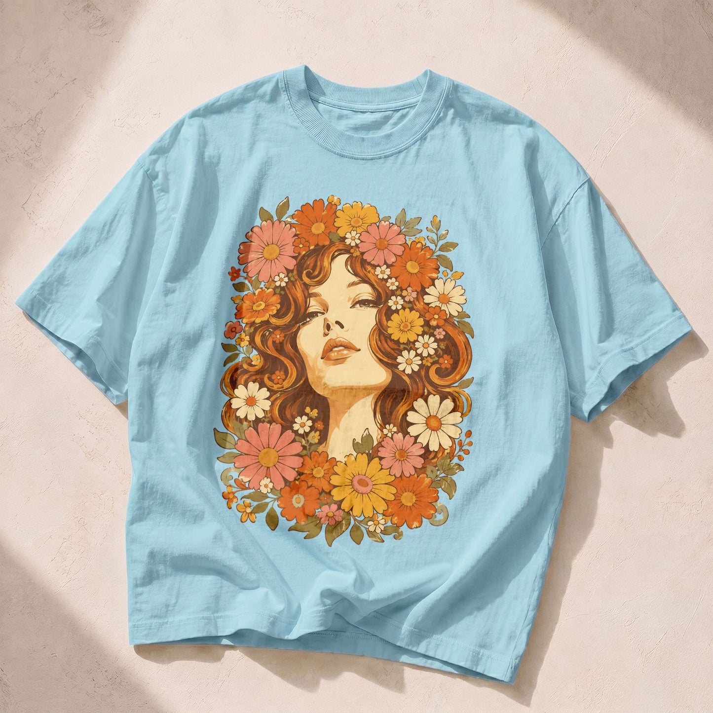 Flower Child Wildflowers Women's Groovy Tee