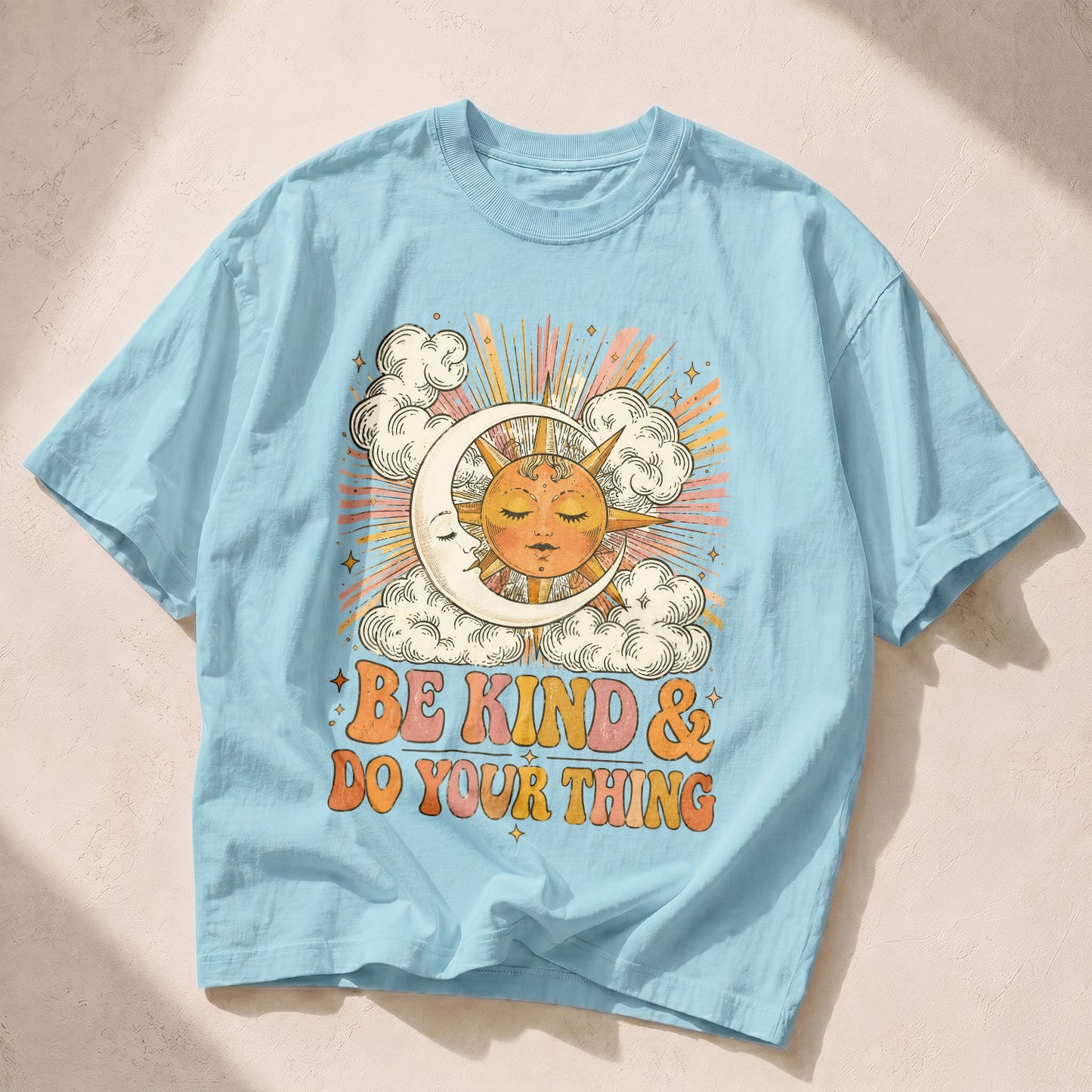Be Kind Do Your Thing Kindness Peace Women's Groovy Tee