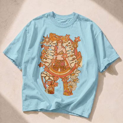 Good Vibes Wildflowers Women's Groovy Tee