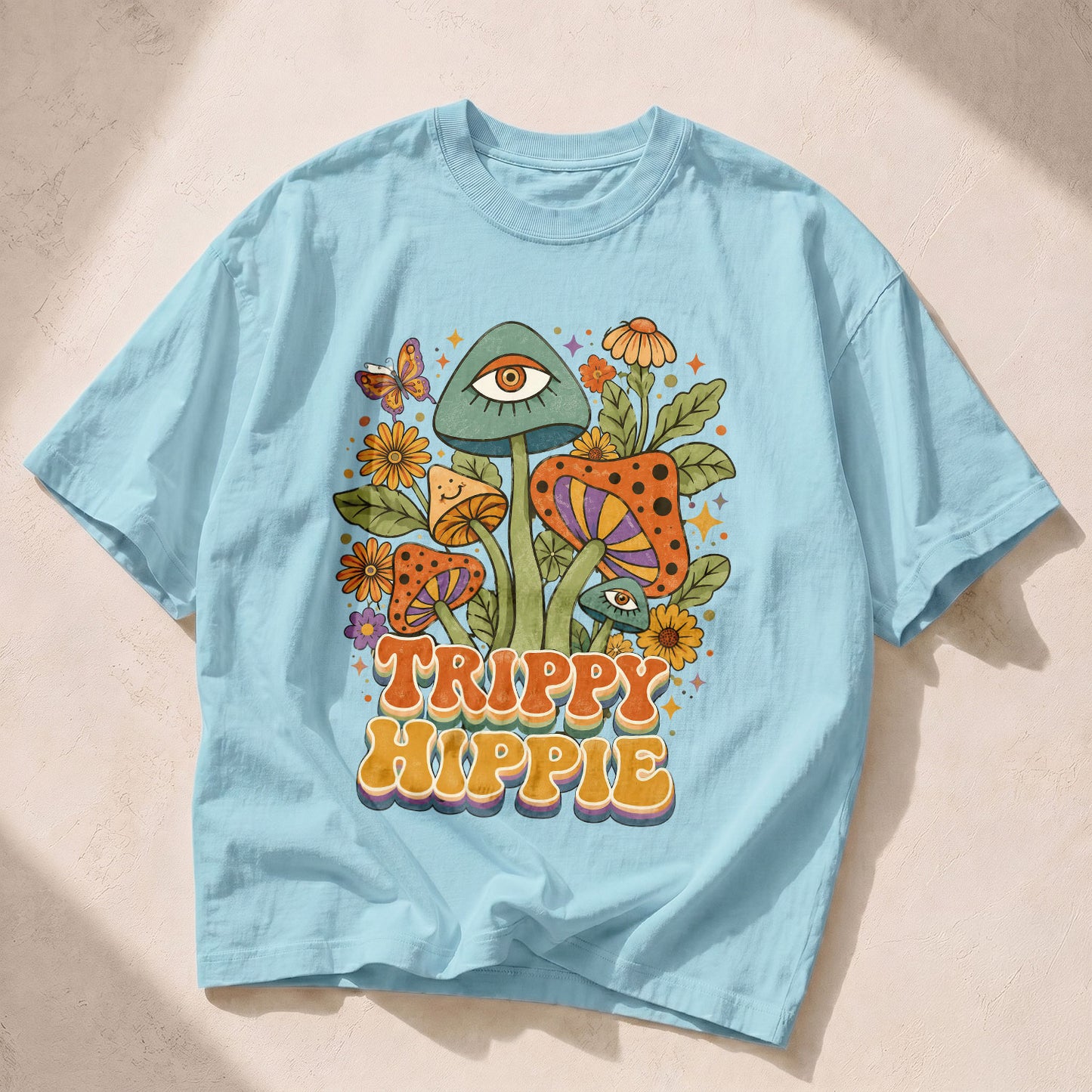 TRIPPY Hippie Kindness Peace Women's Groovy Tee
