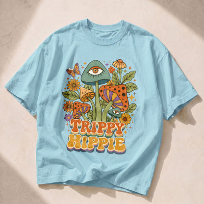TRIPPY Hippie Kindness Peace Women's Groovy Tee