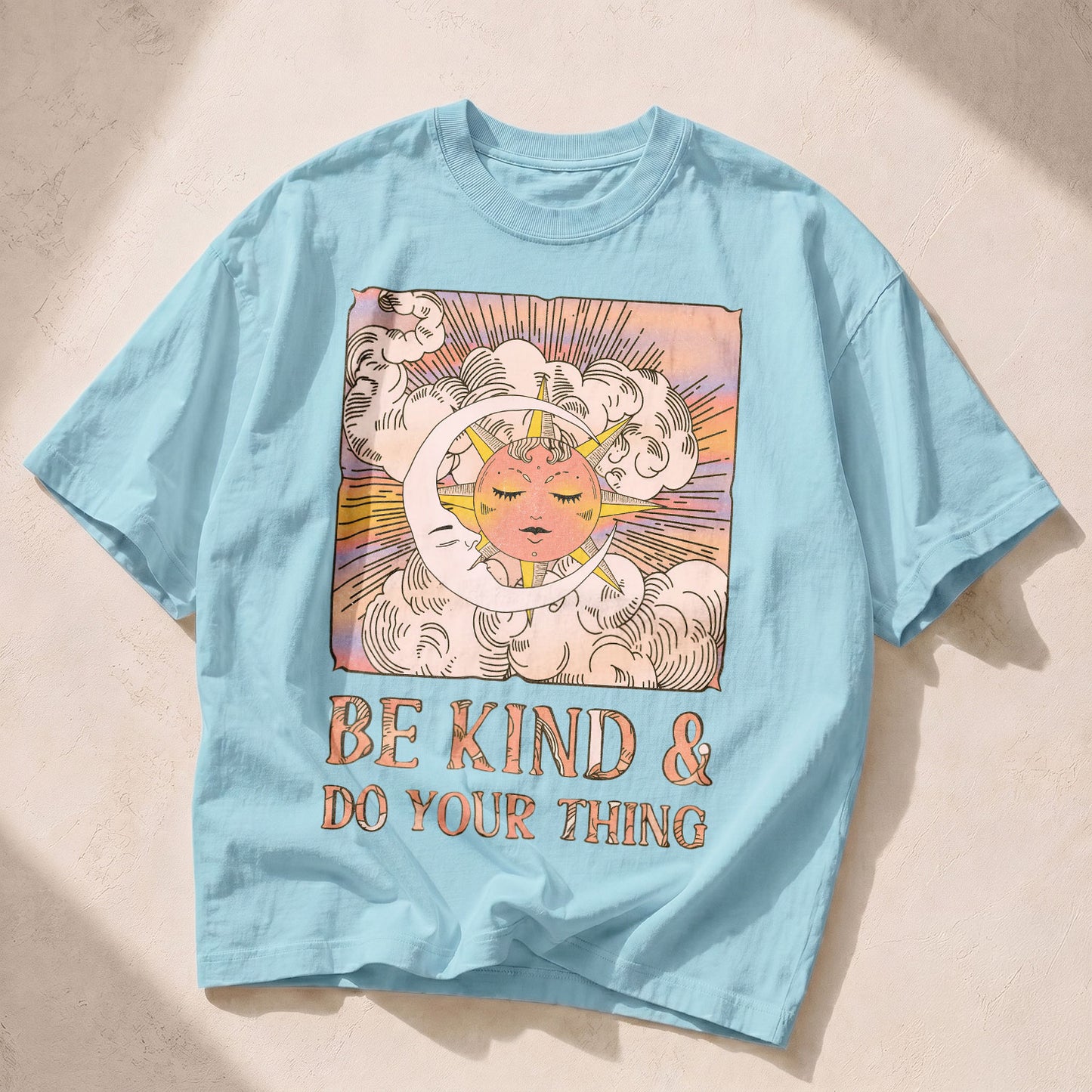 Be Kind Do Your Thing Kindness Peace Women's Groovy Tee