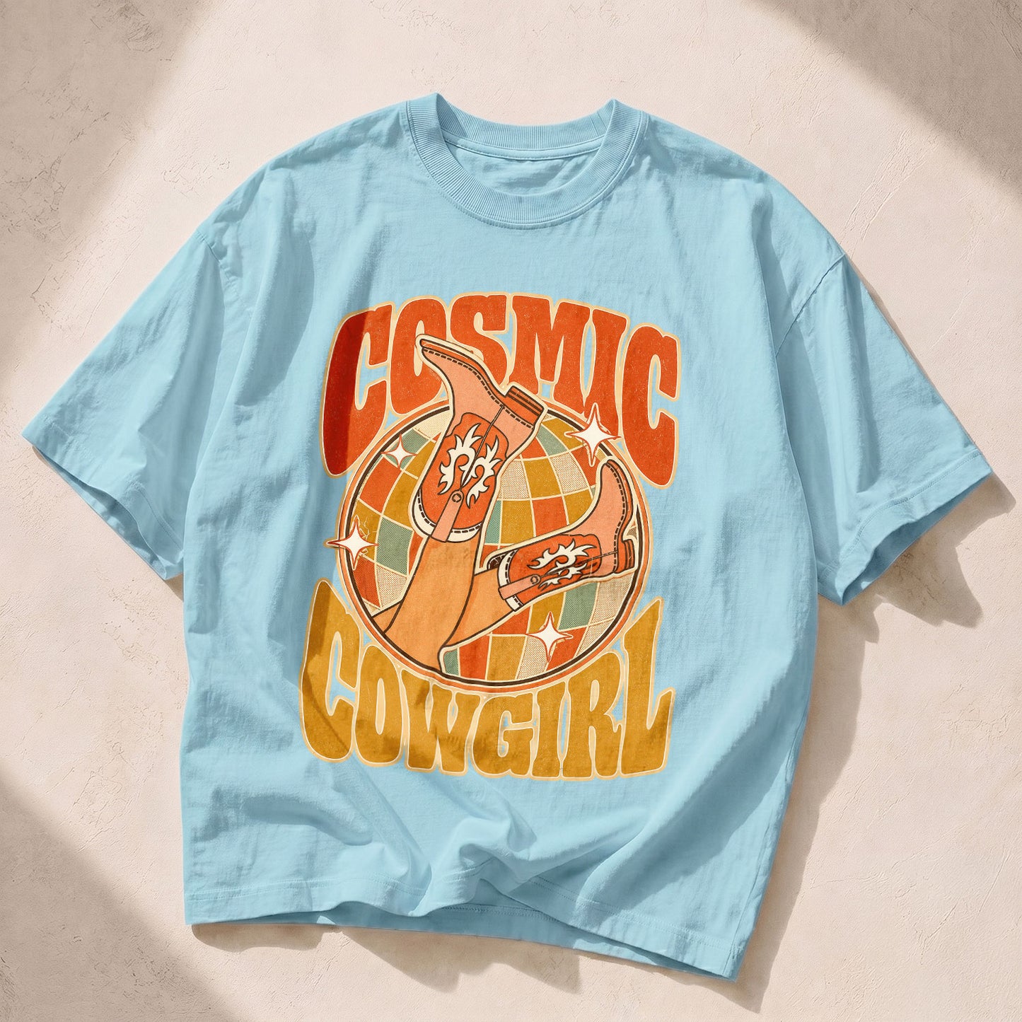 Cosmic Cowgirl Goddess Spirit Women's Groovy Tee