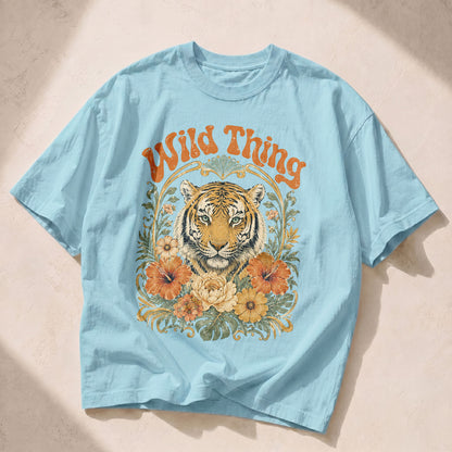 Wild Thing Wildflowers Women's Groovy Tee