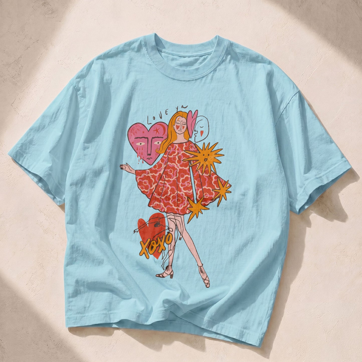 Love Ya XOXO Self-Love Women's Groovy Tee