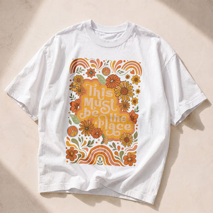 This Is The Place Wildflowers Women's Groovy Tee